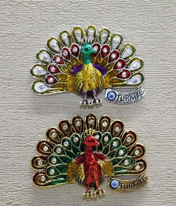 Swaroski Tavuskuşu Magnet Alk3852