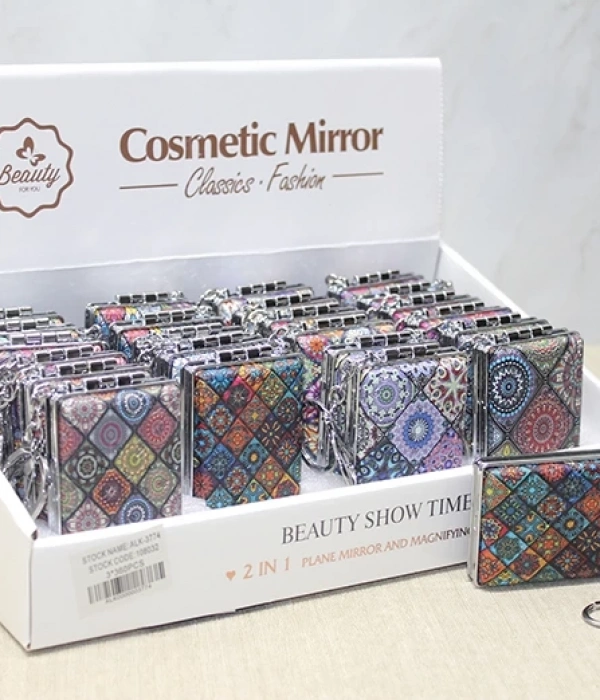 Taşlı El Aynası Anahtarlık Alk3774