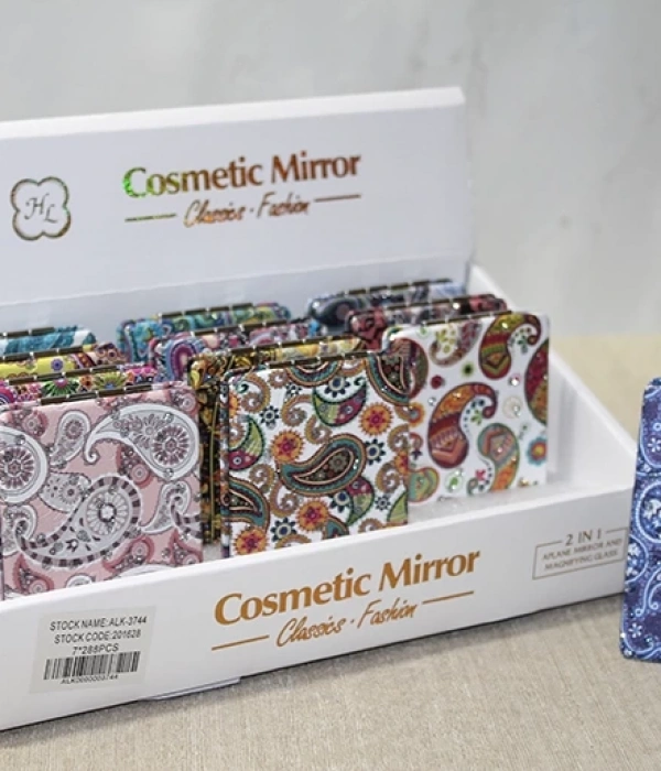 Taşlı El Aynası Dikdörtgen İnce Alk3744