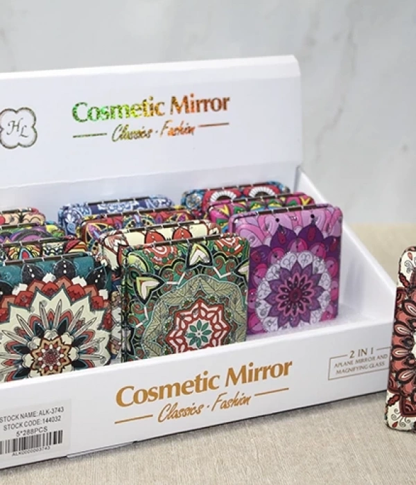 Taşlı El Aynası Dikdörtgen Kalın Alk3743