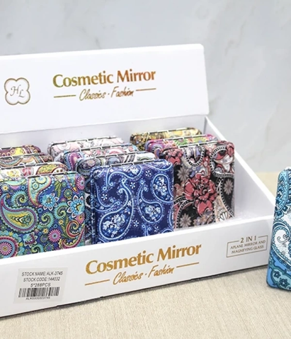 Taşlı El Aynası Dikdörtgen Kalın Alk3745