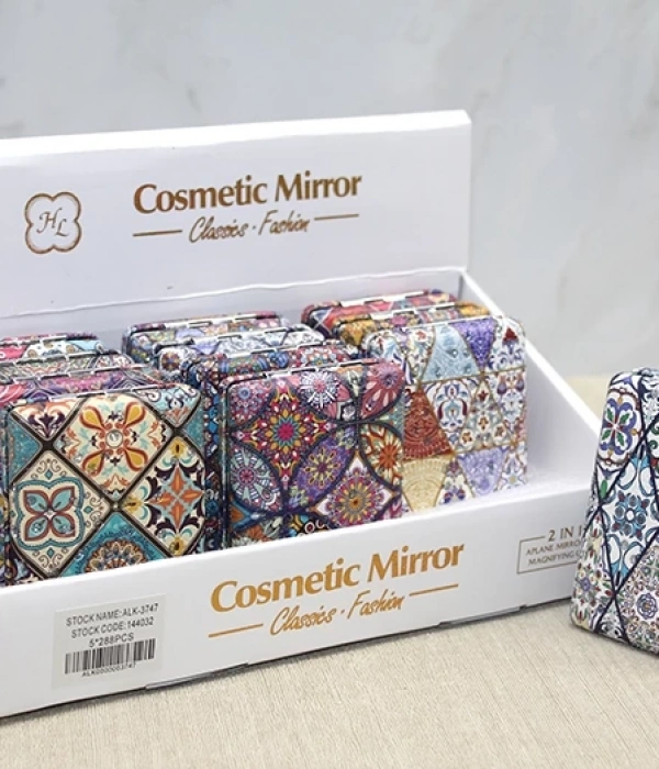 Taşlı El Aynası Dikdörtgen Kalın Alk3747