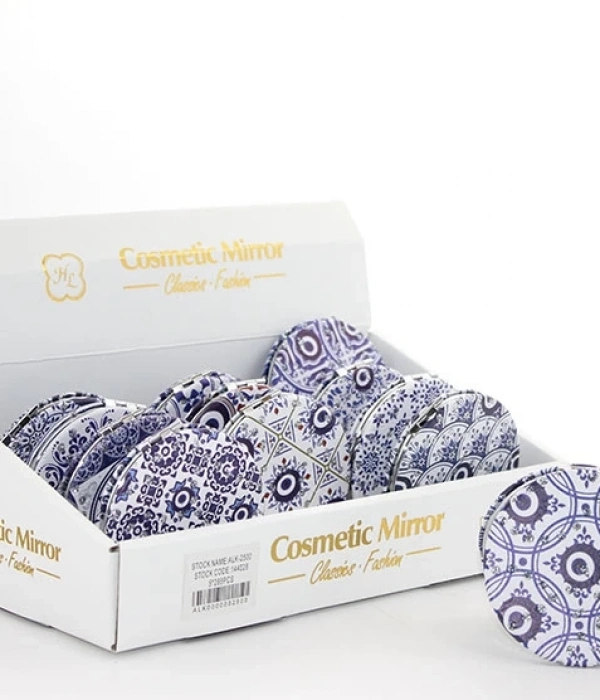 Taşlı Nazar Boncuklu El Aynası İnce Alk2500