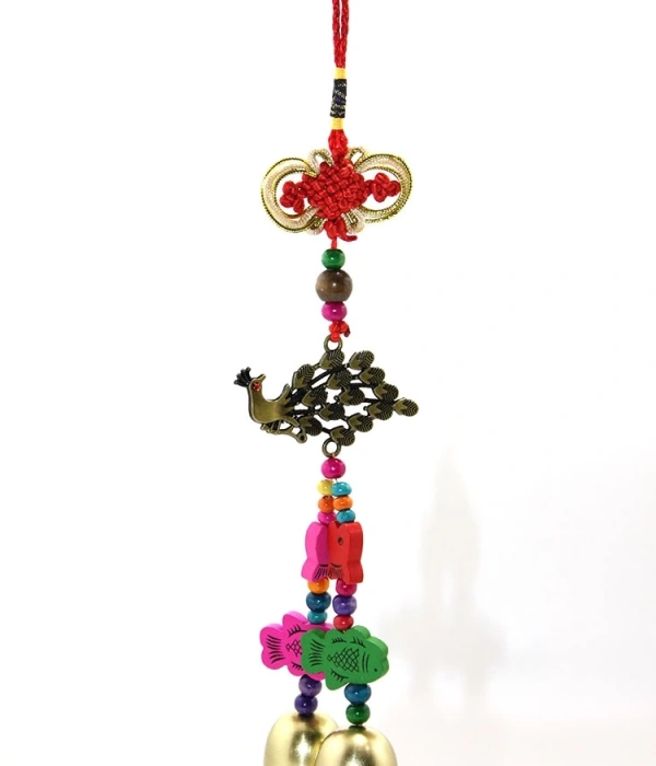 Tavuskuşu Renkli Rüzgar Çanı Alk2845