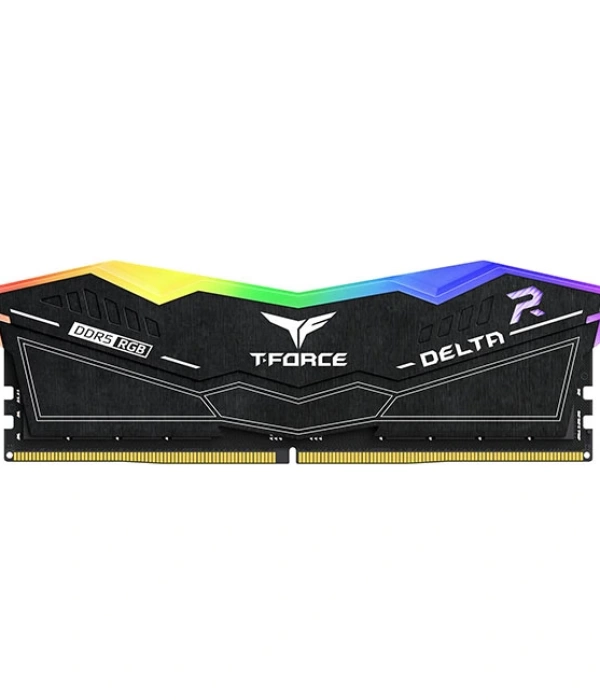 Team T-Force DELTA RGB Black 32GB 2x16GB 7600Mhz DDR5 Gaming Ram CL36 (FF3D532G7600HC36DDC01)