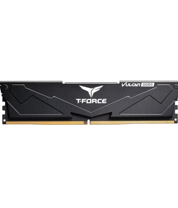 Team T-Force Vulcan Black 32GB 2x16GB 6400Mhz DDR5 CL40 Gaming Ram (FLBD532G6400HC40BDC01)