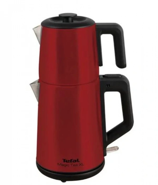 TEFAL MAGIC TEA XL 1650W CELIK KIRMIZI CAY MAKINES