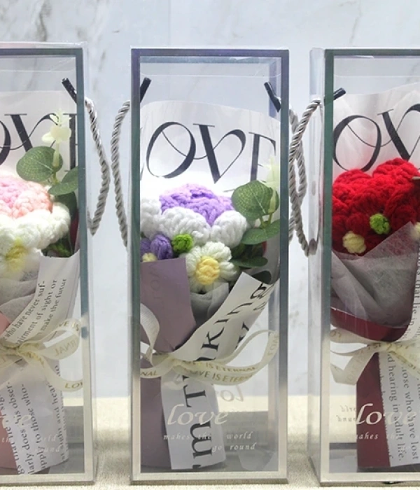 Tekli El Örgüsü Gül Buketi Alk4967