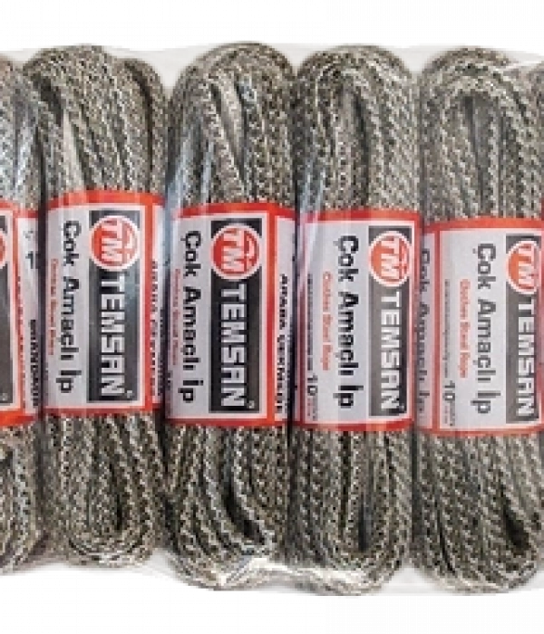 Temsan 10 Mt Çok Amaçlı İp 12li
