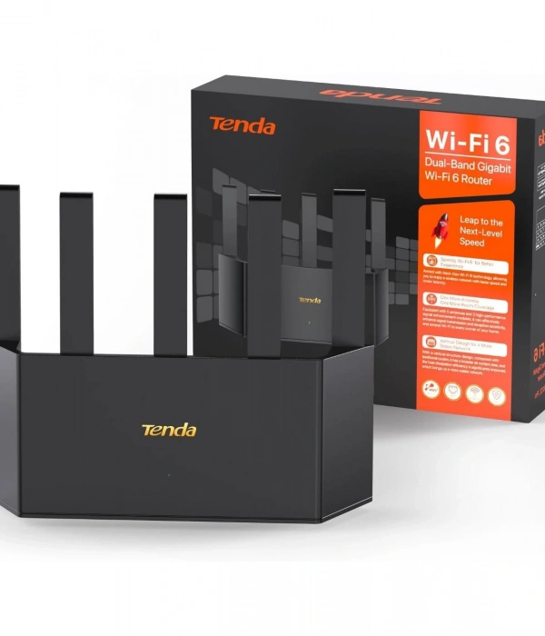 TENDA RX12L PRO 4 PORT DUALBAND WİFİ6 ROUTER