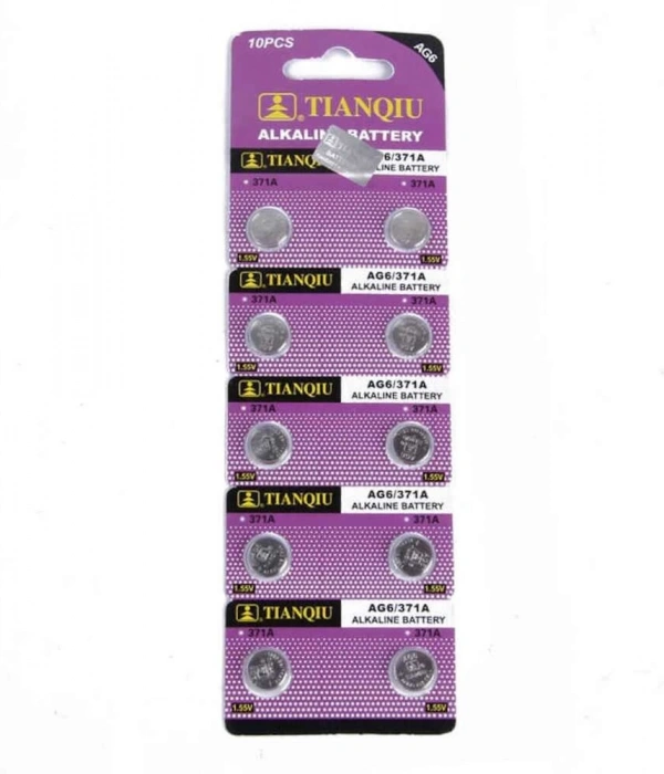 TıanQıu Ag6 Lr920/371 Alkalin 10lu Düğme Pil