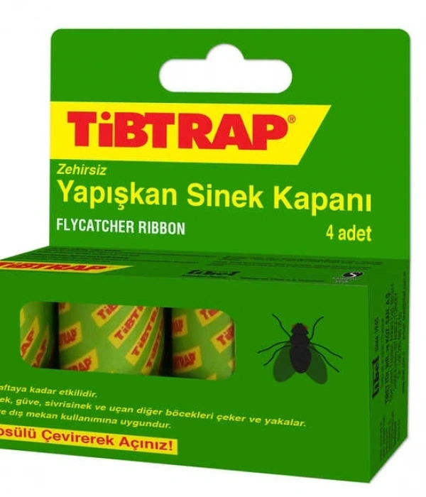 Tibtrap Yapışkan Sinek Kapanı 4 Lü