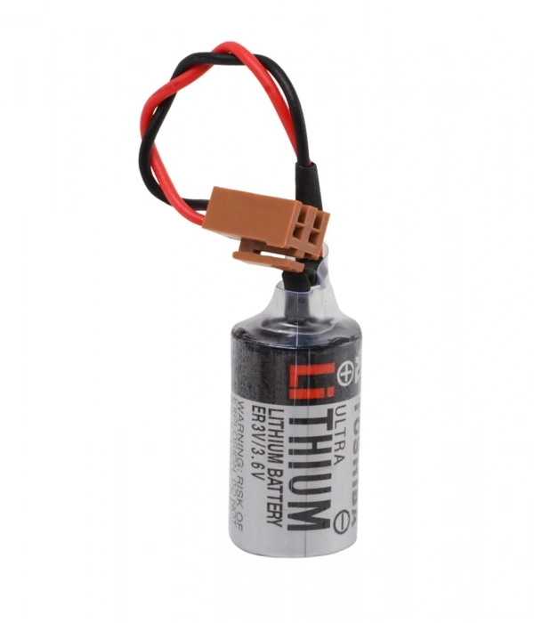 Toshıba Er3v 3.6v 1/2aa Size Lithium Pil - Kahverengi Soket