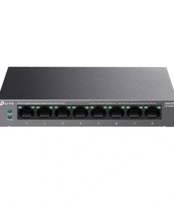 TP-LINK LS108GP 8PORT GIGABIT DESKTOP SWITCH