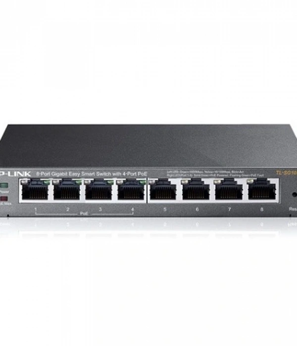 TP-LINK TL-SG108PE 8PORT 10/100/1000 YÖNETİLEBİLİR POE SWITCH