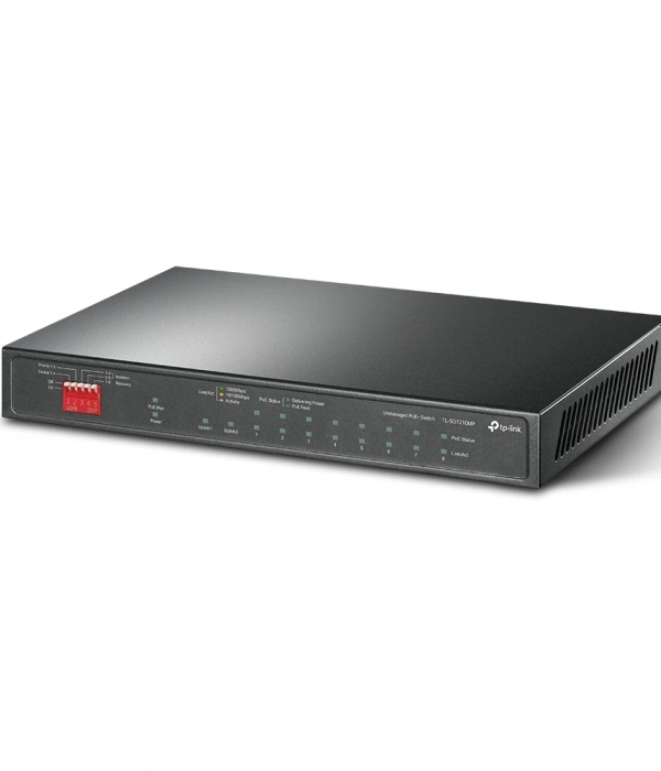 TP-LINK TL-SG1210MP 10PORT 10/100/1000 YÖNETİLEMEZ POE SWITCH