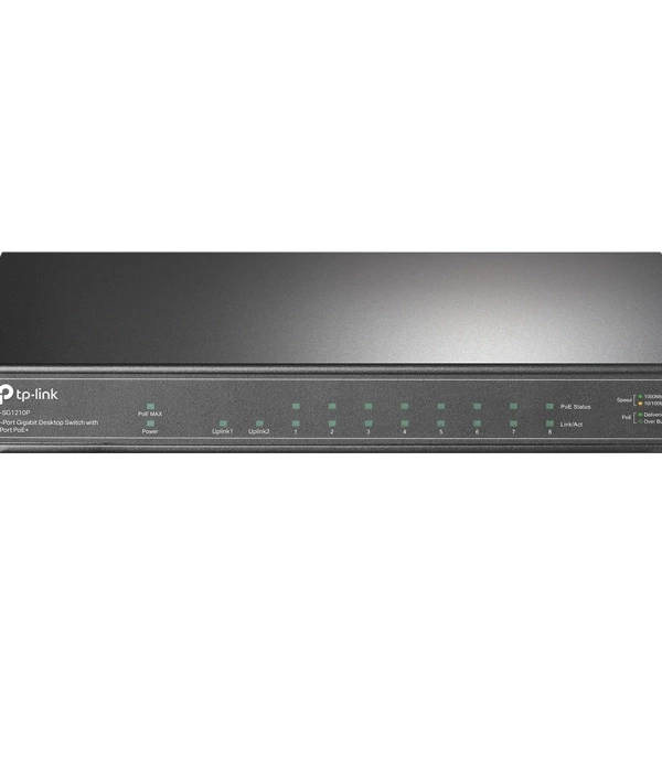 TP-LINK TL-SG1210P 10PORT 10/100/1000 YÖNETİLEMEZ POE SWITCH