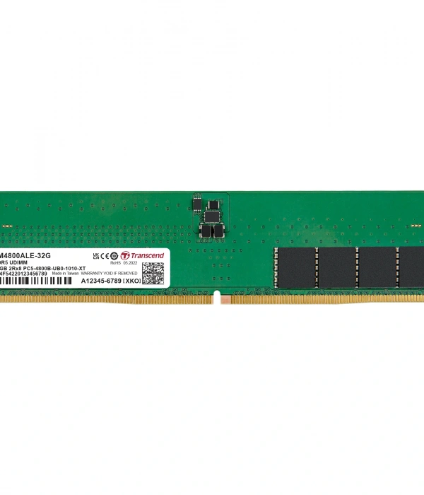 Transcend 32GB(1x32GB) 4800Mhz UDIMM DDR5 CL40 Ram (JM4800ALE-32G)