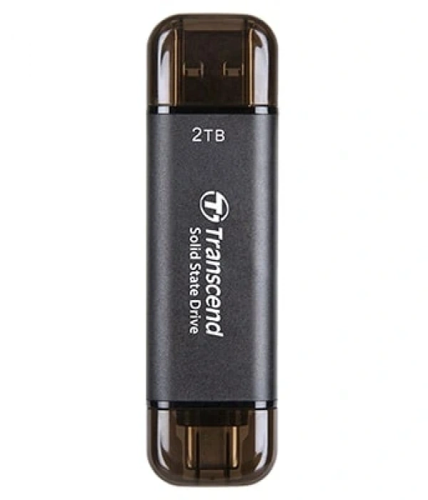 Transcend ESD310 Portable 256GB Siyah SSD USB Type-A, Type-C (TS256GESD310C)