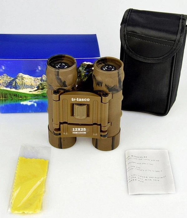 Trtasco 12x25 El Dürbünü 1000m/56m  Geniş Görüş Alanlı Kamuflaj