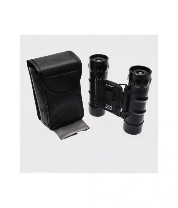 Trtasco 12x25 El Dürbünü 1000m/56m  Geniş Görüş Alanlı Siyah