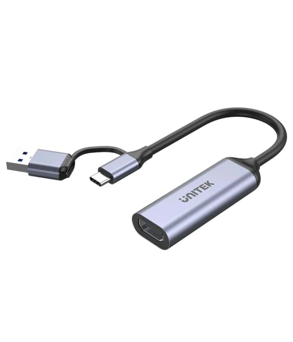 UNITEK 4K VIDEO CAPTURE KART HDMI TO USB-C/A (V1167A)
