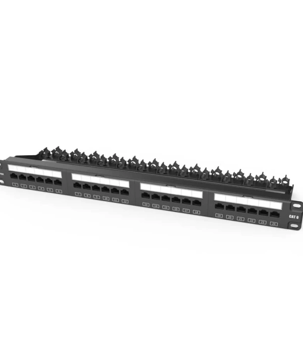 UNITEK CAT6 UTP 24 PORT RJ45 PATCH PANEL (T003A)