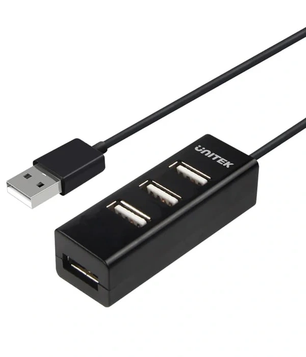 UNITEK TYPE-A TO 4 PORT USB2.0 HUB 80CM KABLO (Y-2140)
