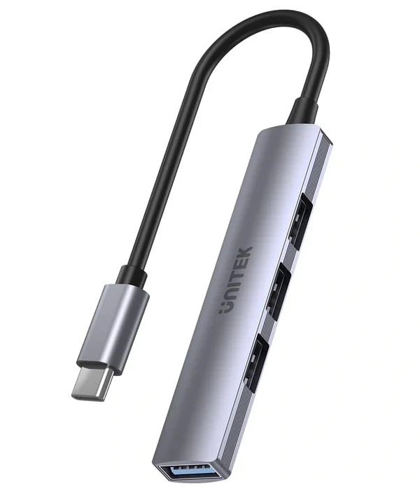 UNITEK TYPE-C TO 4 PORT USB HUB (USB3.0 + 3xUSB2.0) (H1208B)