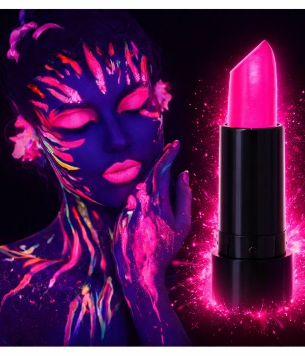 Uv Neon Pembe Ruj – Karanlıkta Parlayan Makyaj Boyası