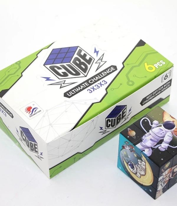 Uzay Temalı Küp Yapboz 8935