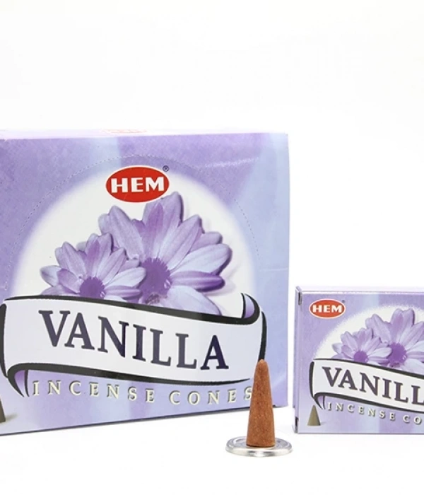 Vanilla Aromalı Konik Tütsü