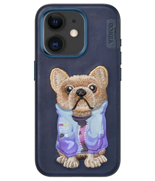 Venco iPhone 11 Cute Desenli Kapak - Lacivert