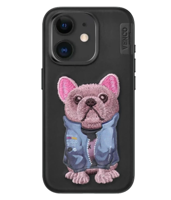Venco iPhone 11 Cute Desenli Kapak - Siyah