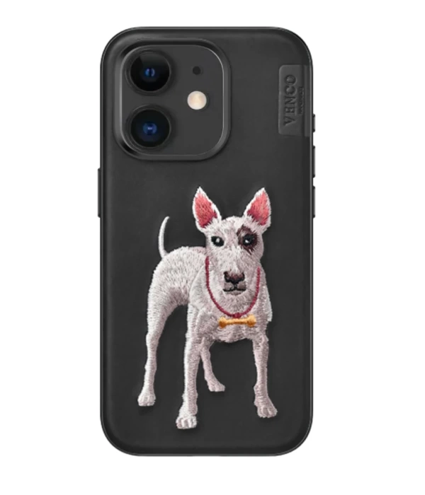 Venco iPhone 11 Perma Desenli Kapak - Siyah
