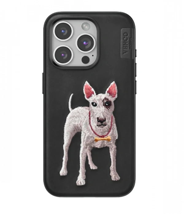 Venco iPhone 14 Pro Max Perma Desenli Kapak - Siyah