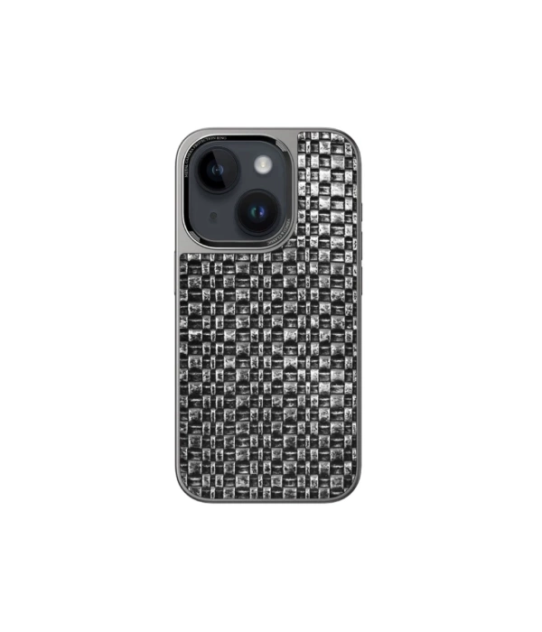 Venco iPhone 15 Brand Kapak - Gümüş