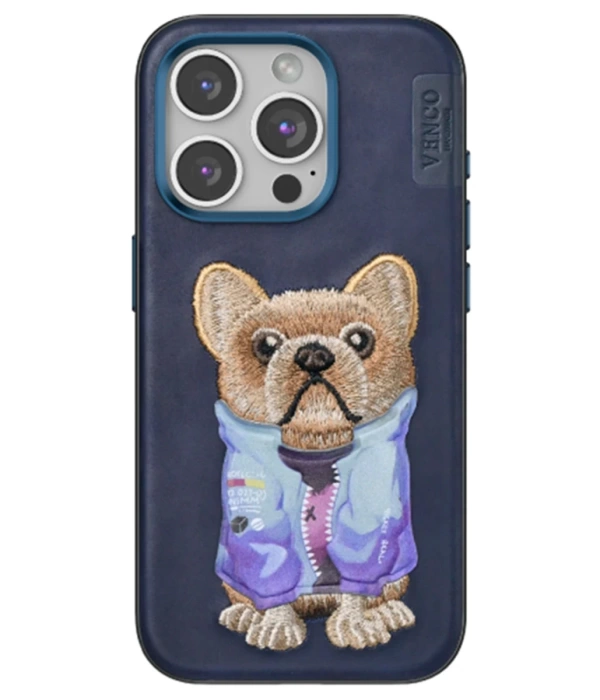 Venco iPhone 15 Pro Max Cute Desenli Kapak - Lacivert
