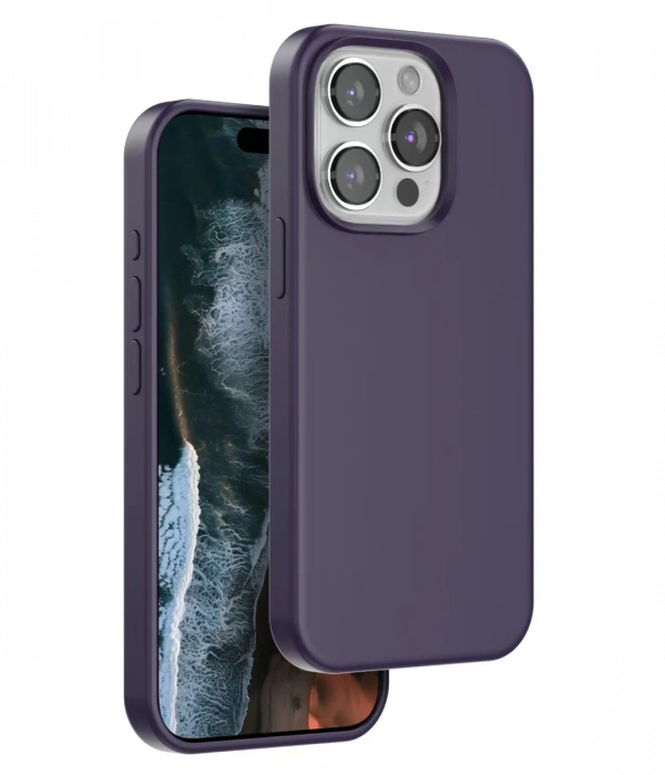 Venco iPhone 15 Pro Max Home Magsafe Kapak - Derin Mor