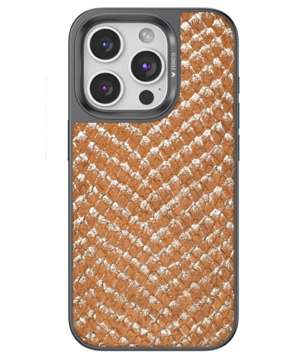 Venco iPhone 15 Pro Max Viper Kapak - Kahverengi
