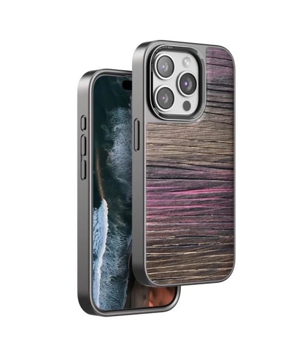 Venco iPhone 15 Pro Max Wave Kapak - Pembe
