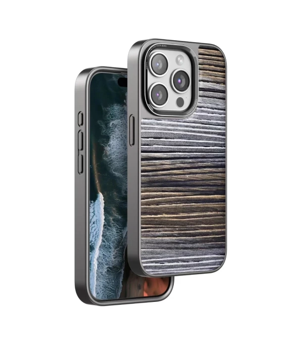 Venco iPhone 15 Pro Max Wave Kapak - Sarı