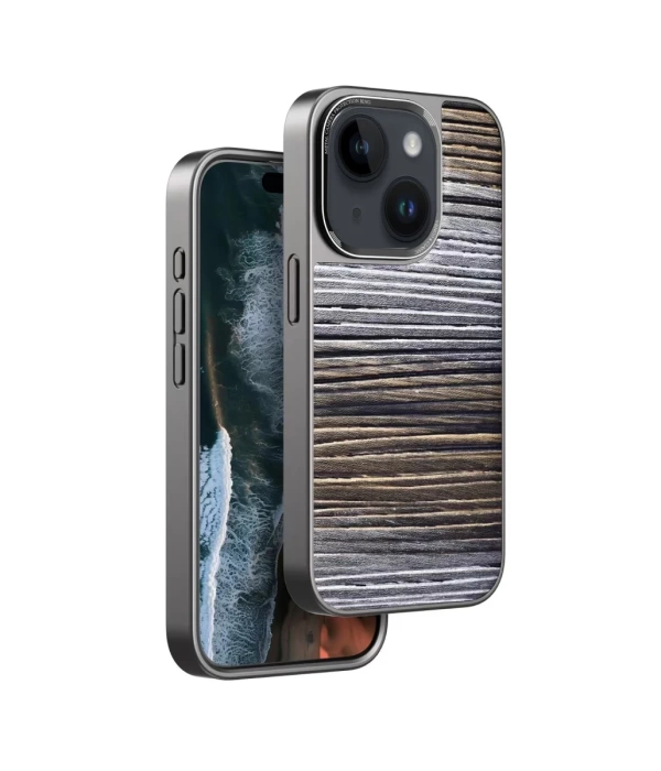 Venco iPhone 15 Wave Kapak - Sarı