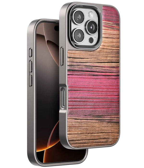 Venco iPhone 16 Pro Max Wave Kapak - Pembe