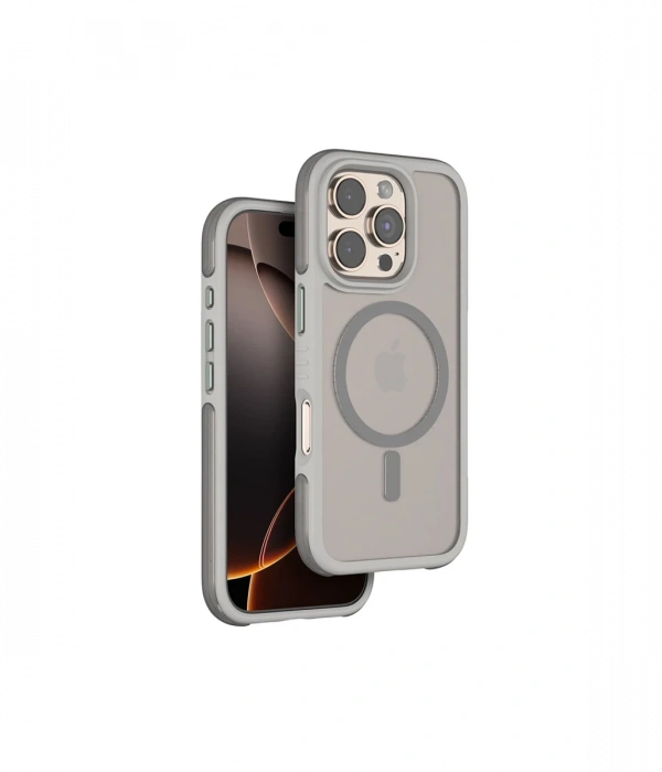 Venco iPhone 16 Pro Orbit Magsafe Kapak - Titan Gri