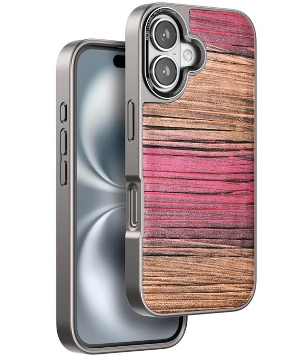 Venco iPhone 16 Wave Kapak - Pembe