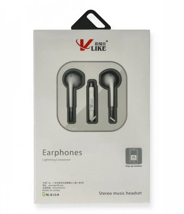 Vlike VK i7 Lightning Bluetooth Kablolu Kulaklık