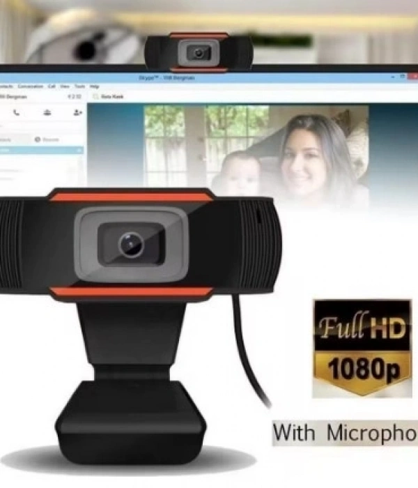 Webcam Orjınal 1080p Konferans Kamera Dahili Mikrofon Chat Görüntülü Sohbet Yayın Kamerası Hd Video