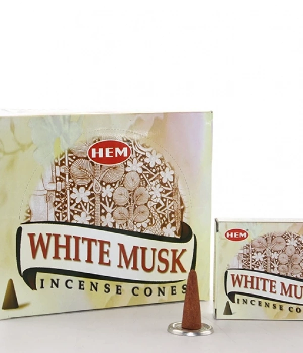 White Musk Aromalı Konik Tütsü