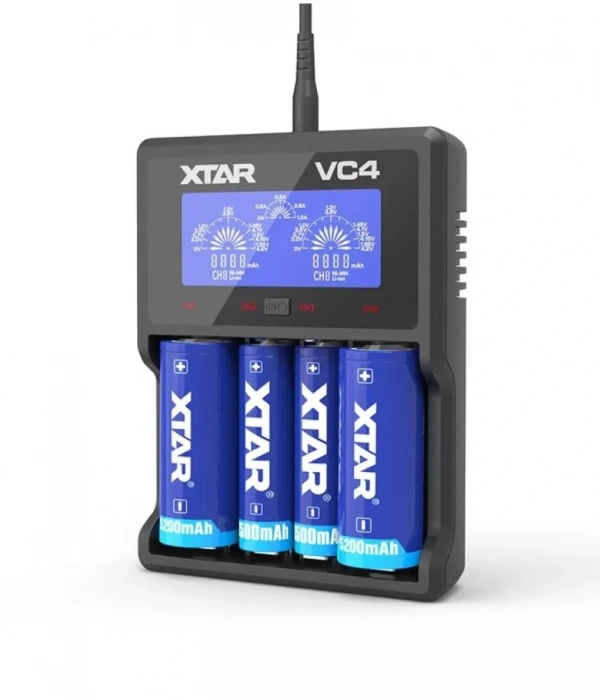 Xtar Vc4 Dörtlü Li-ion / Nı-cd / Nı-mh Pil Şarj Cihazı